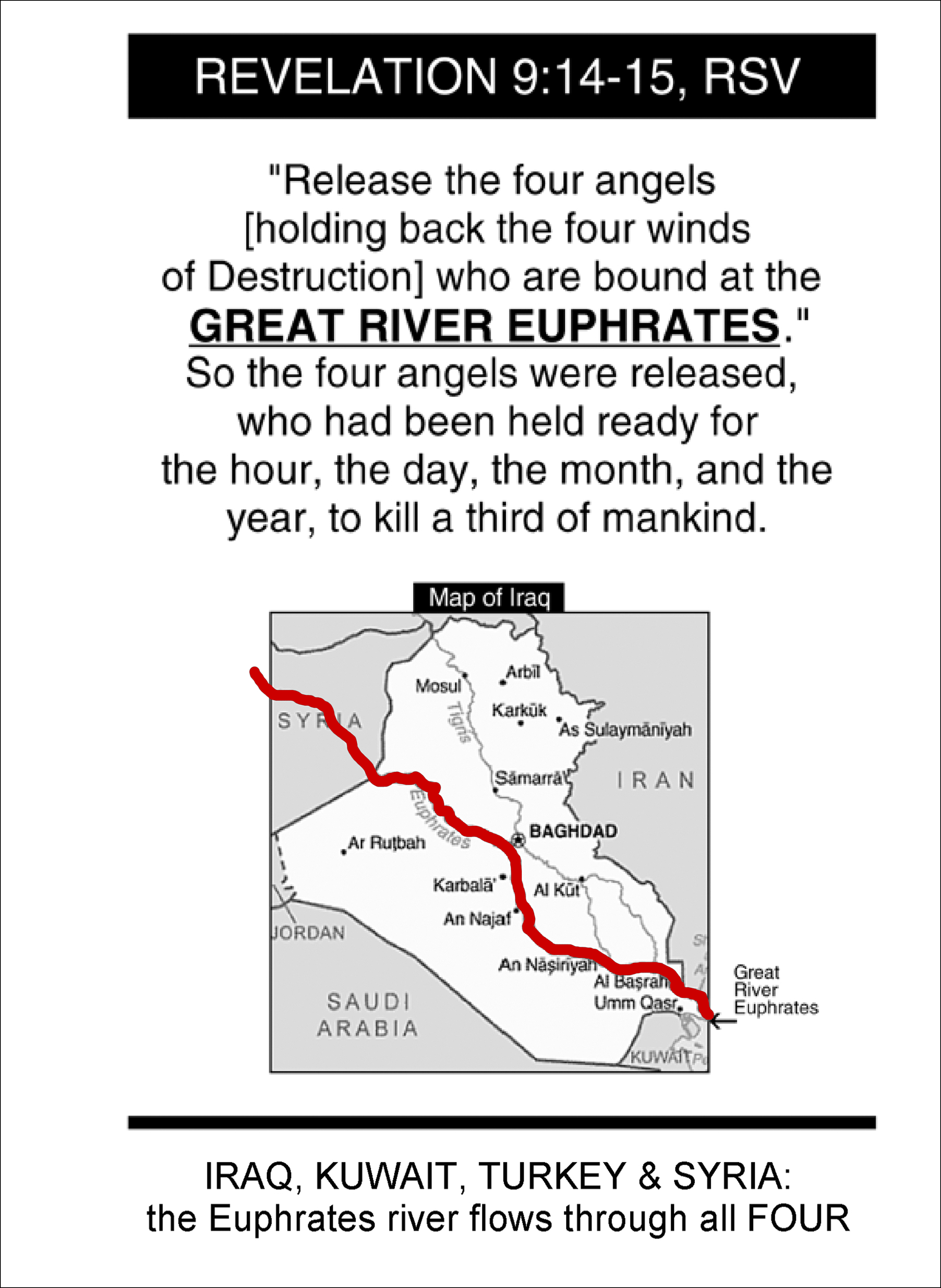 Great River Euprates Prophecy